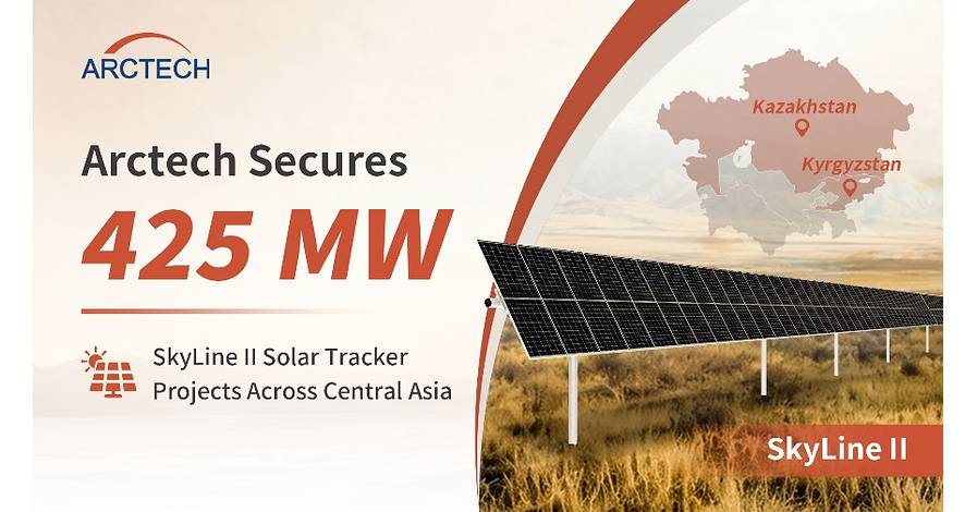 Arctech Strengthens Central Asia Presence with 425 MW of New Solar Projects