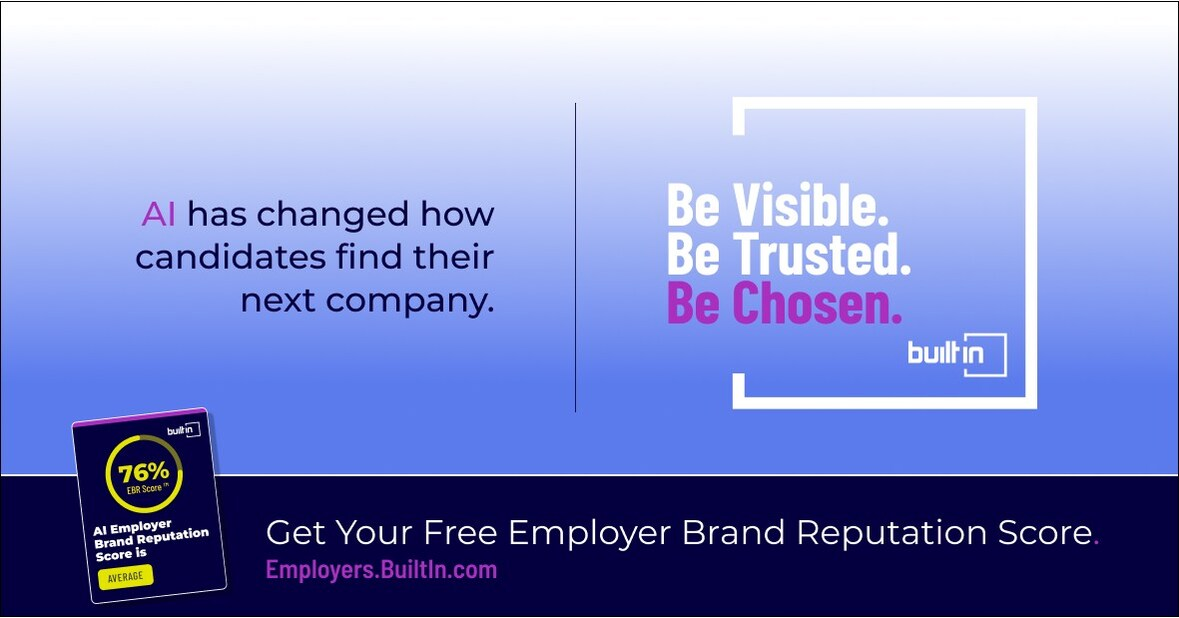 Built In Launches Recruitment Industry's First Platform to Help Companies Measure and Shape Employer Reputation in an AI-First Hiring Market