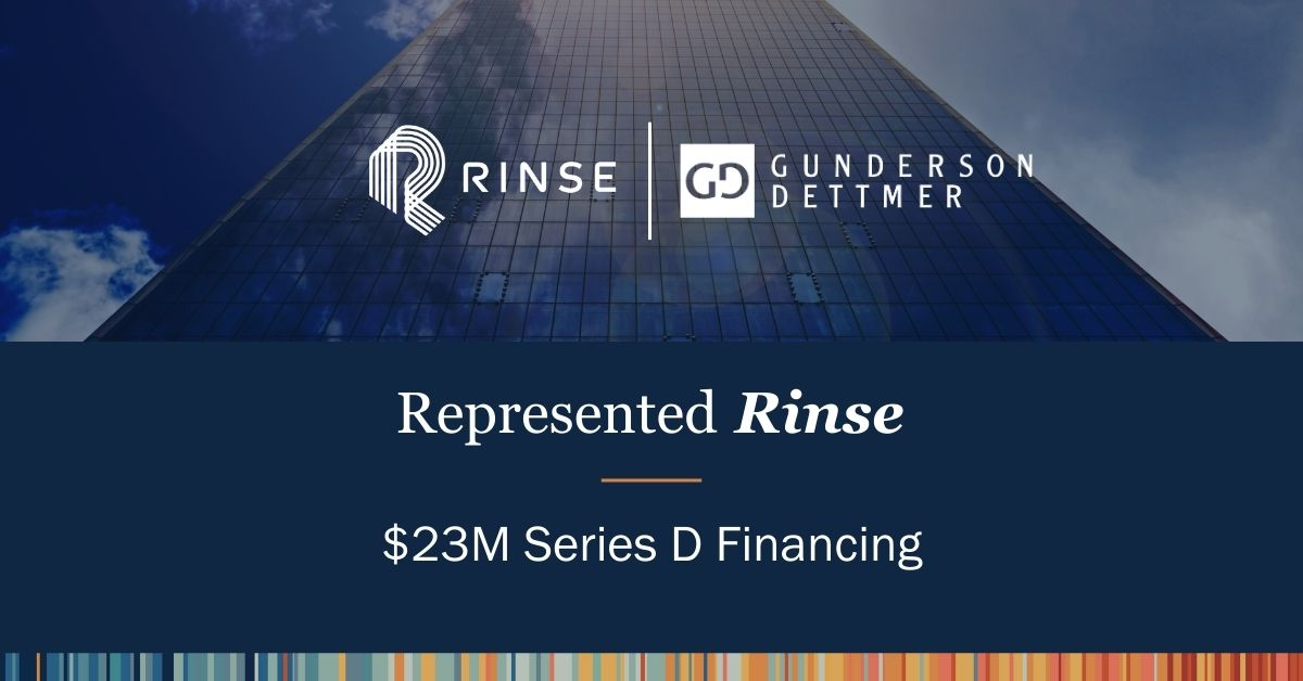 Rinse Announces 3M Series D Financing Led by LG Investors