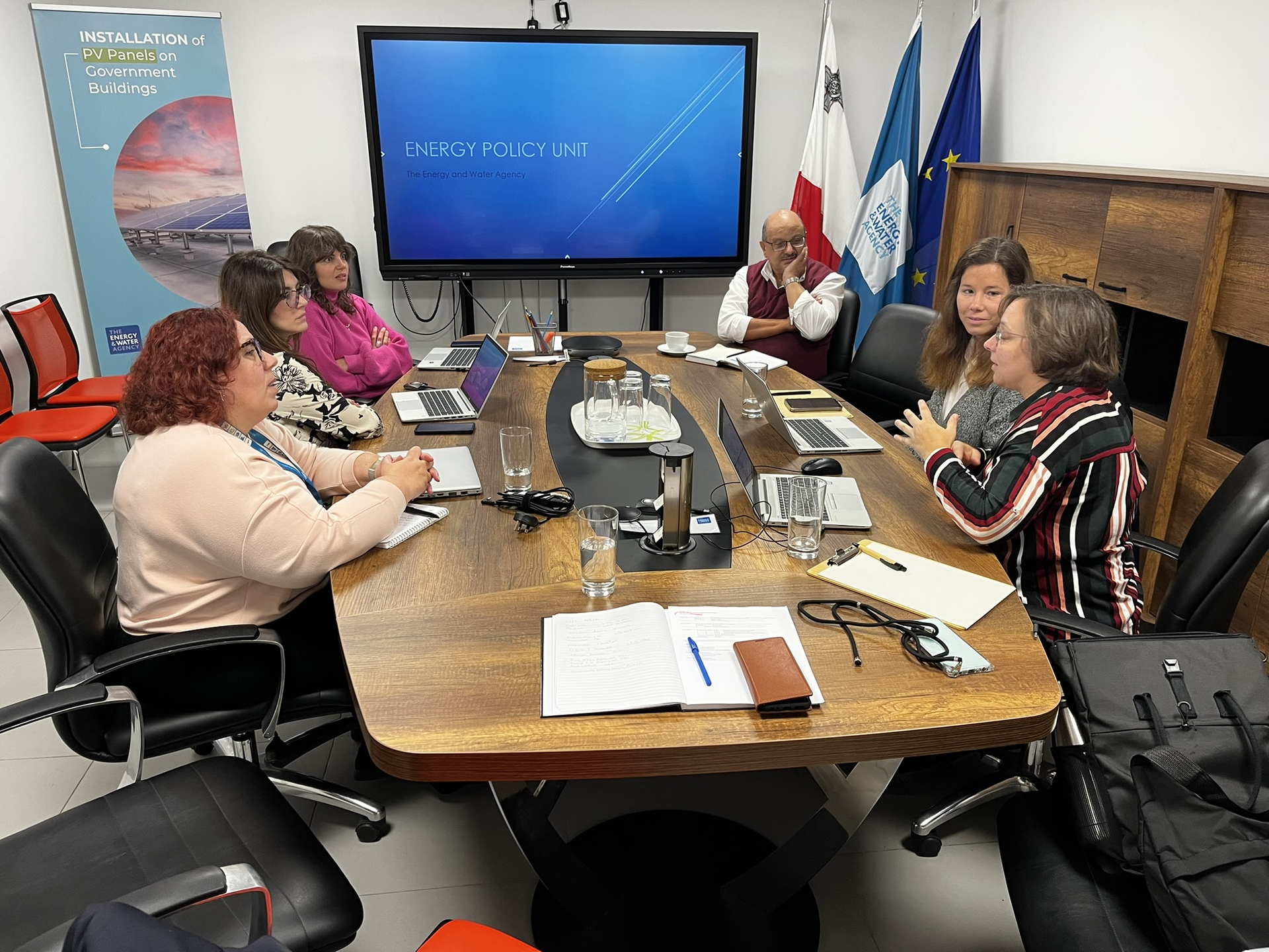 Fostering Sustainability: ADENE's Collaborative Visit to Malta