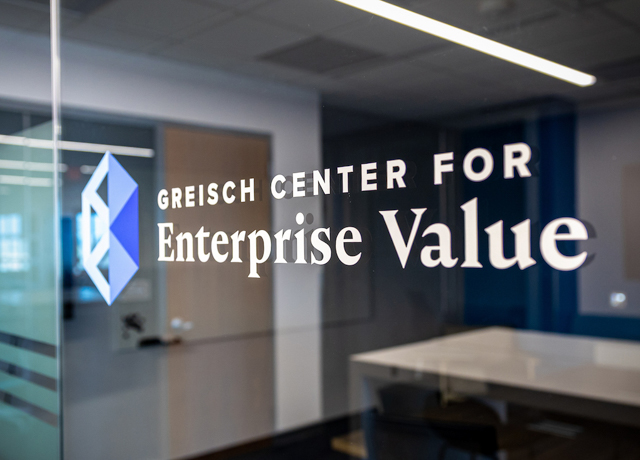 $4 million gift establishes the Greisch Center for Enterprise Value