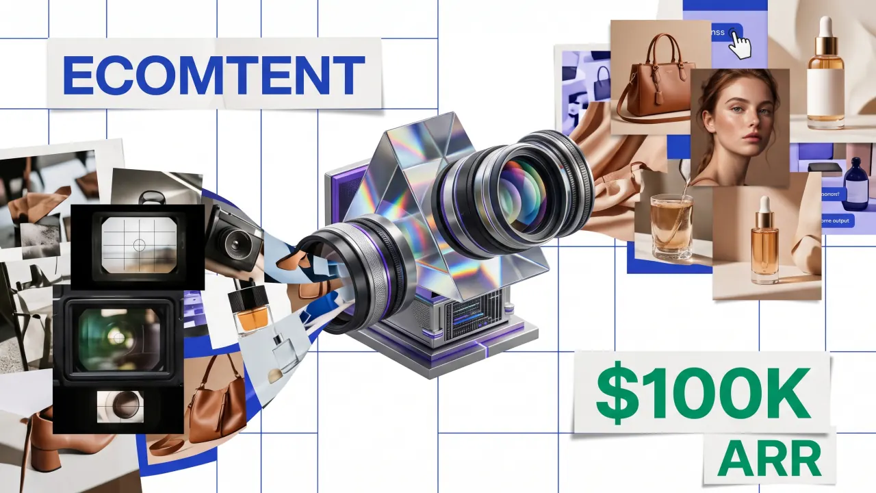 Ecomtent self-reported $100K ARR: weekend MVP to catalog workflow business