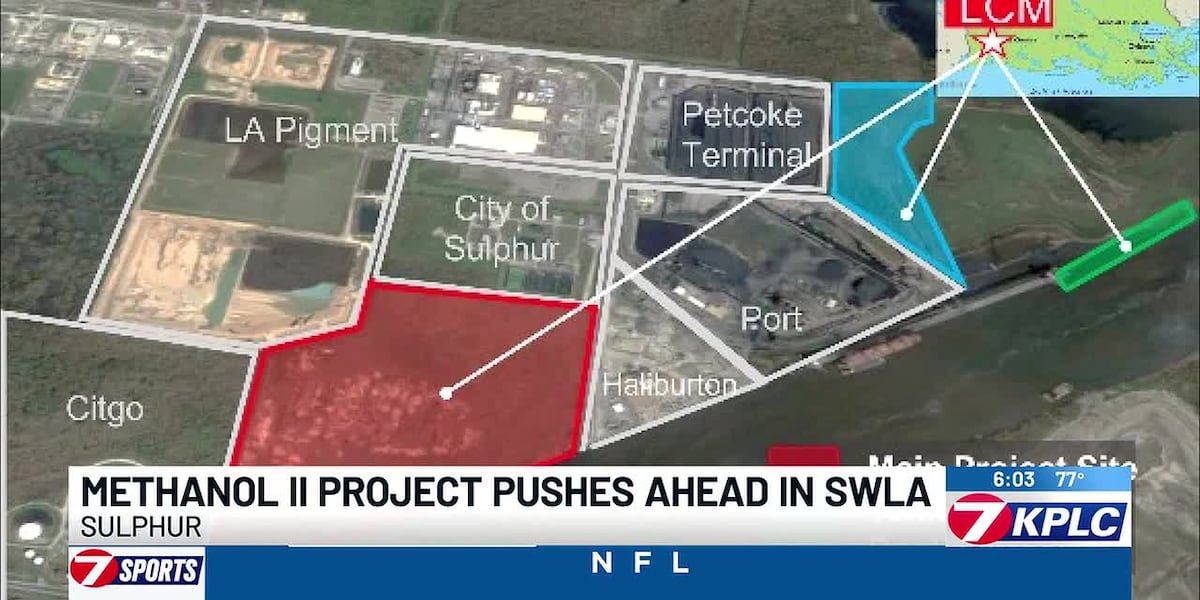 Methanol II project pushes ahead in SWLA