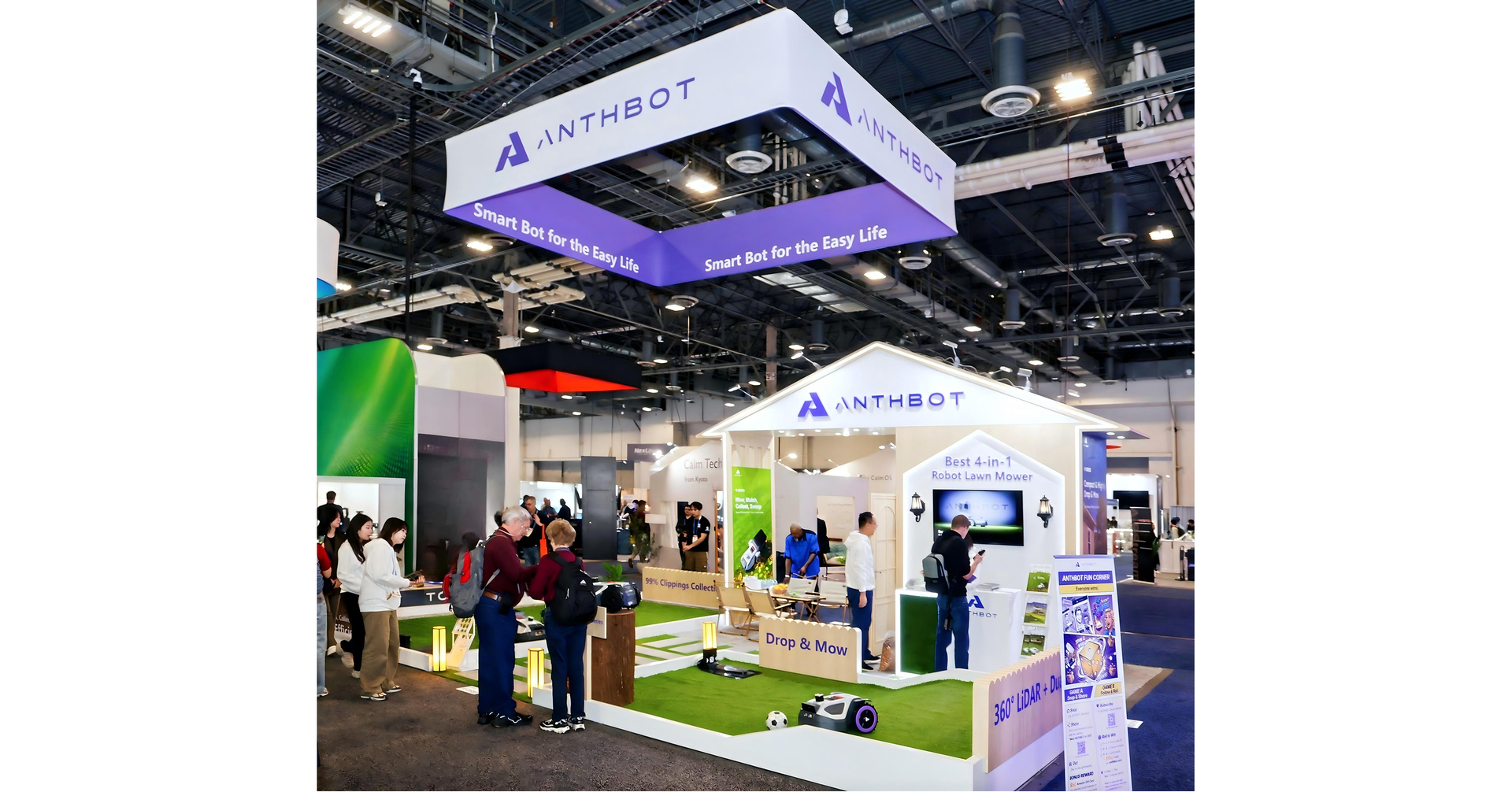ANTHBOT Sparks a Neat Revolution in Robotic Lawn Care at CES 2026