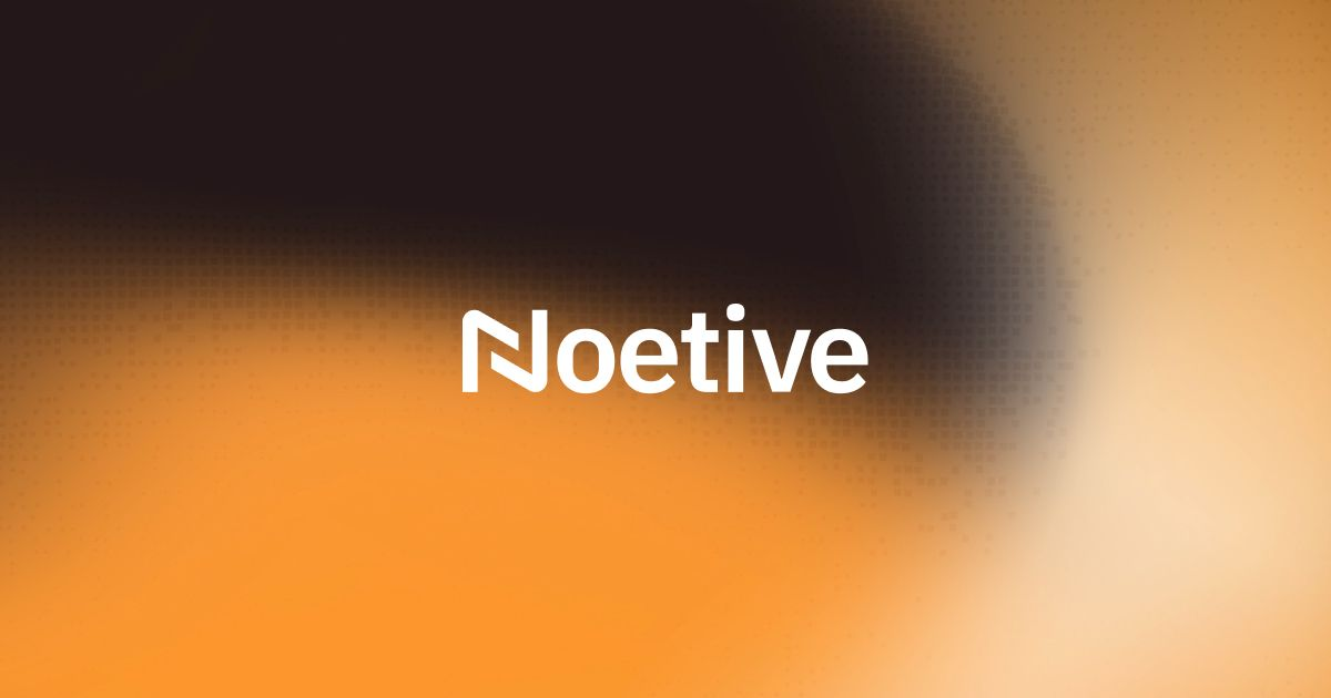 Noetive emerges from stealth with seed financing led by Eclipse