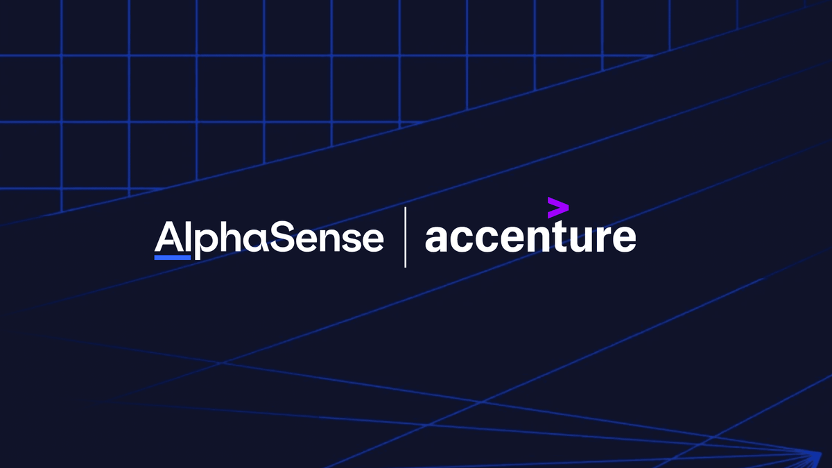 Accenture and AlphaSense Announce Strategic Investment and Partnership