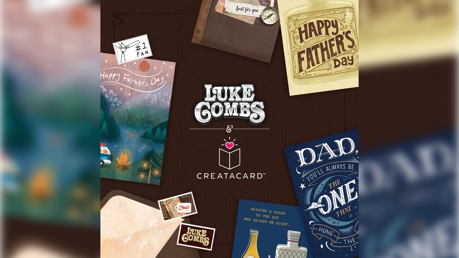 Luke Combs & American Greetings Join Forces For New Father's Day Card Collection