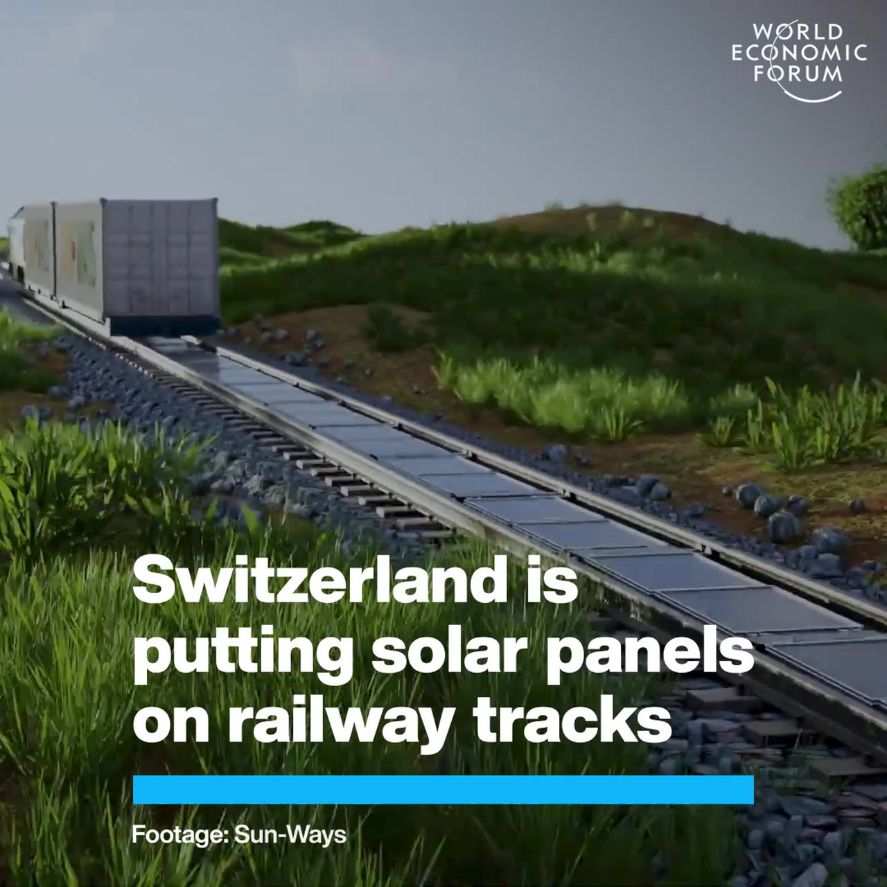 Switzerland Is Putting Solar Panels on Railway Tracks