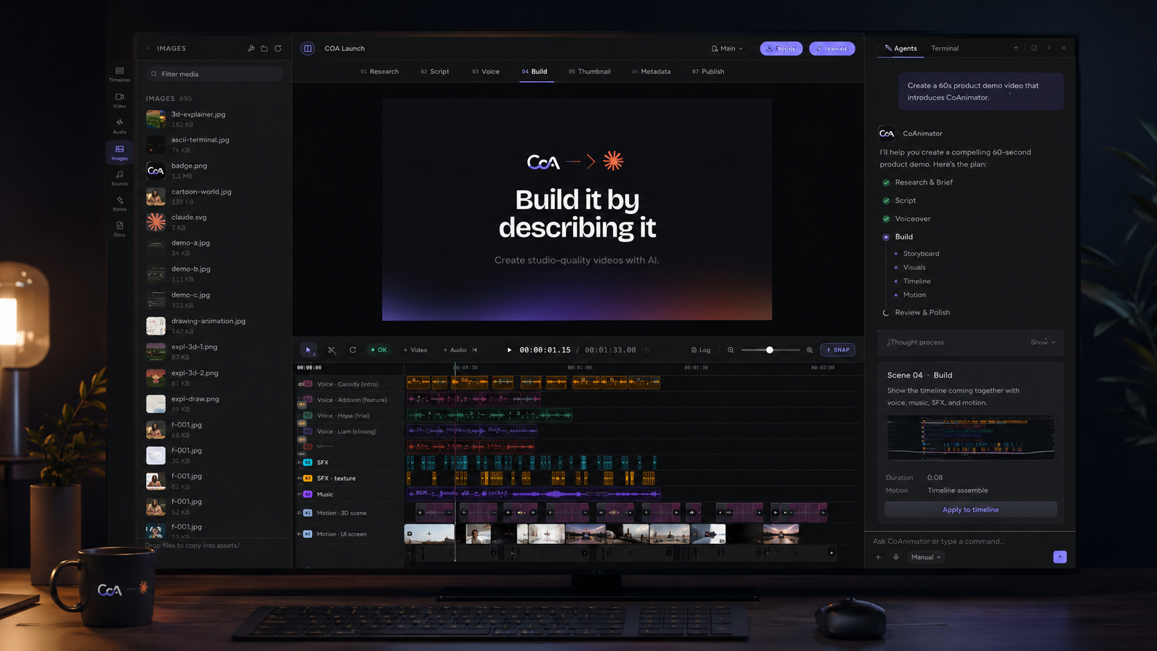 Introducing CoAnimator: the agentic animation studio that builds your videos