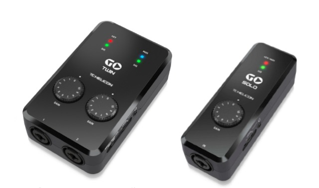 2 new TC-Helicon compact audio interfaces