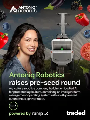 Iberis Capital Leads Seven-Figure Pre-Seed Investment In Agriculture Robotics Startup Antoniq Robotics