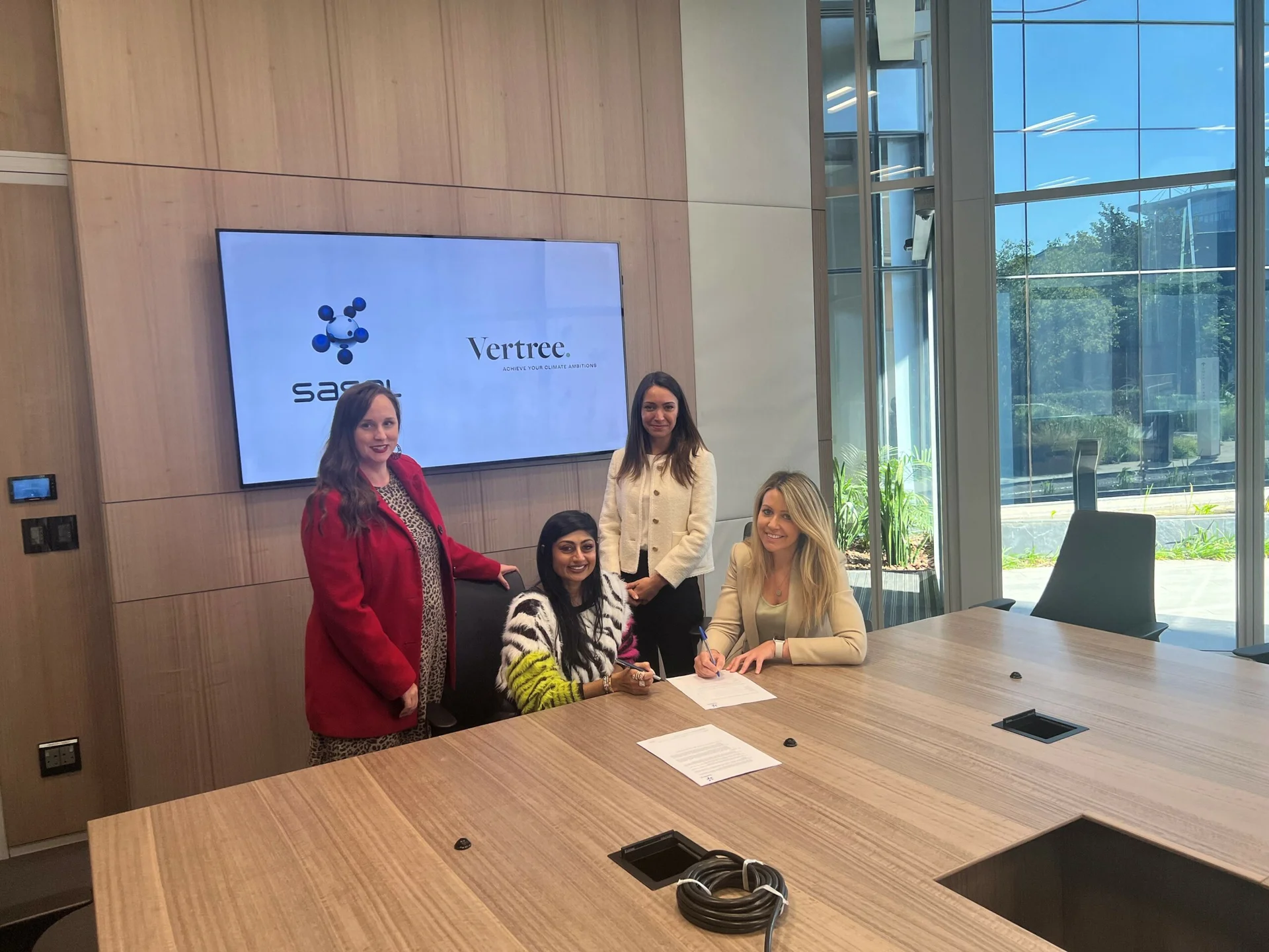 Sasol announces partnership with Vertree Partners to advance its environmental markets strategy