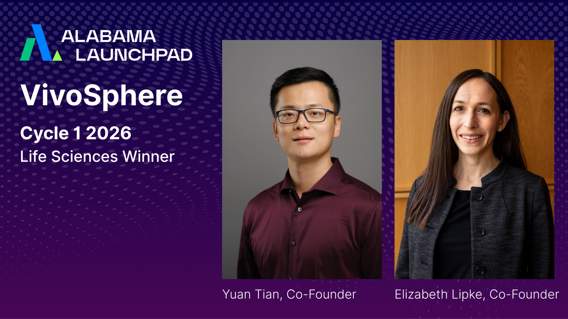 VivoSphere Wins $100,000 in Alabama Launchpad Cycle 1 2026 Life Sciences Competition