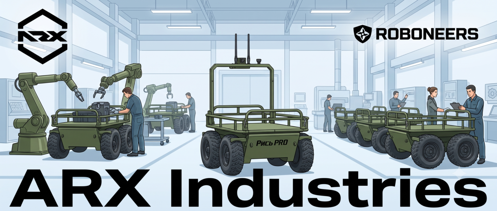 Scaling Up the Frontline: ARX Robotics and Roboneers Launch Joint Venture to Deliver Thousands of Combat UGV Platforms