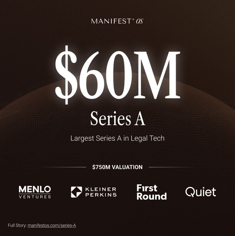 Manifest Law, Powered by Manifest OS, Challenges Traditional Law Firm Incentives with AI-Driven Workflows