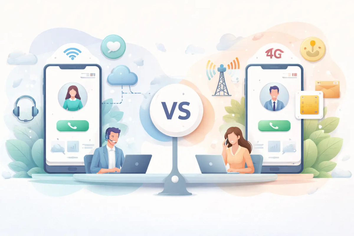 VoIP vs SIM-Based Calling: Which Is Better for Your Sales Team?