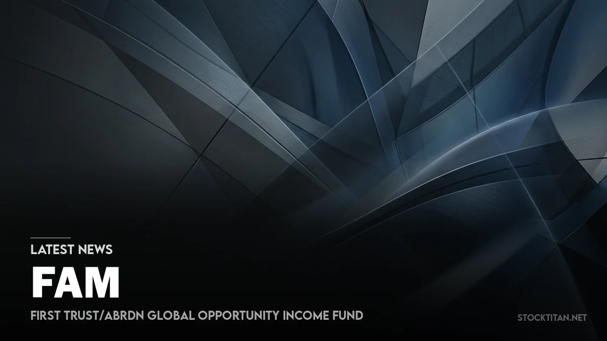 First Trust/abrdn Global Oppos Income (FAM) Stock News