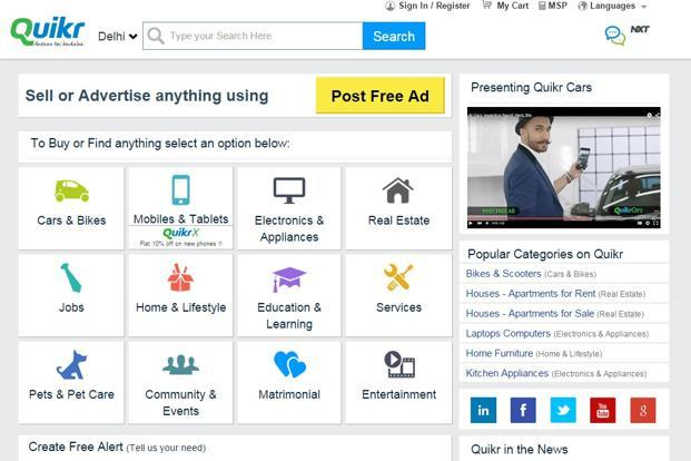 Quikr valuation soars to $1.5 billion, H1 2019 revenue at $65 million