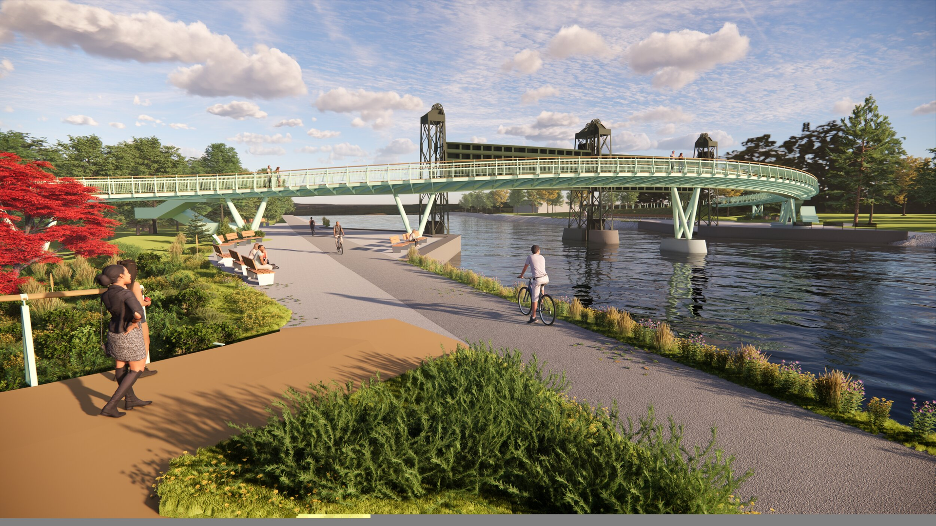 Bridge of Opportunity: Brockport Guard Gate Pedestrian Bridge Opens with RJ Watson Disc Bearings at its Core