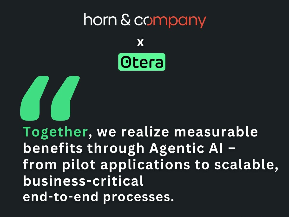Horn & Company and Otera Enter Strategic Partnership to Advance Agentic AI
