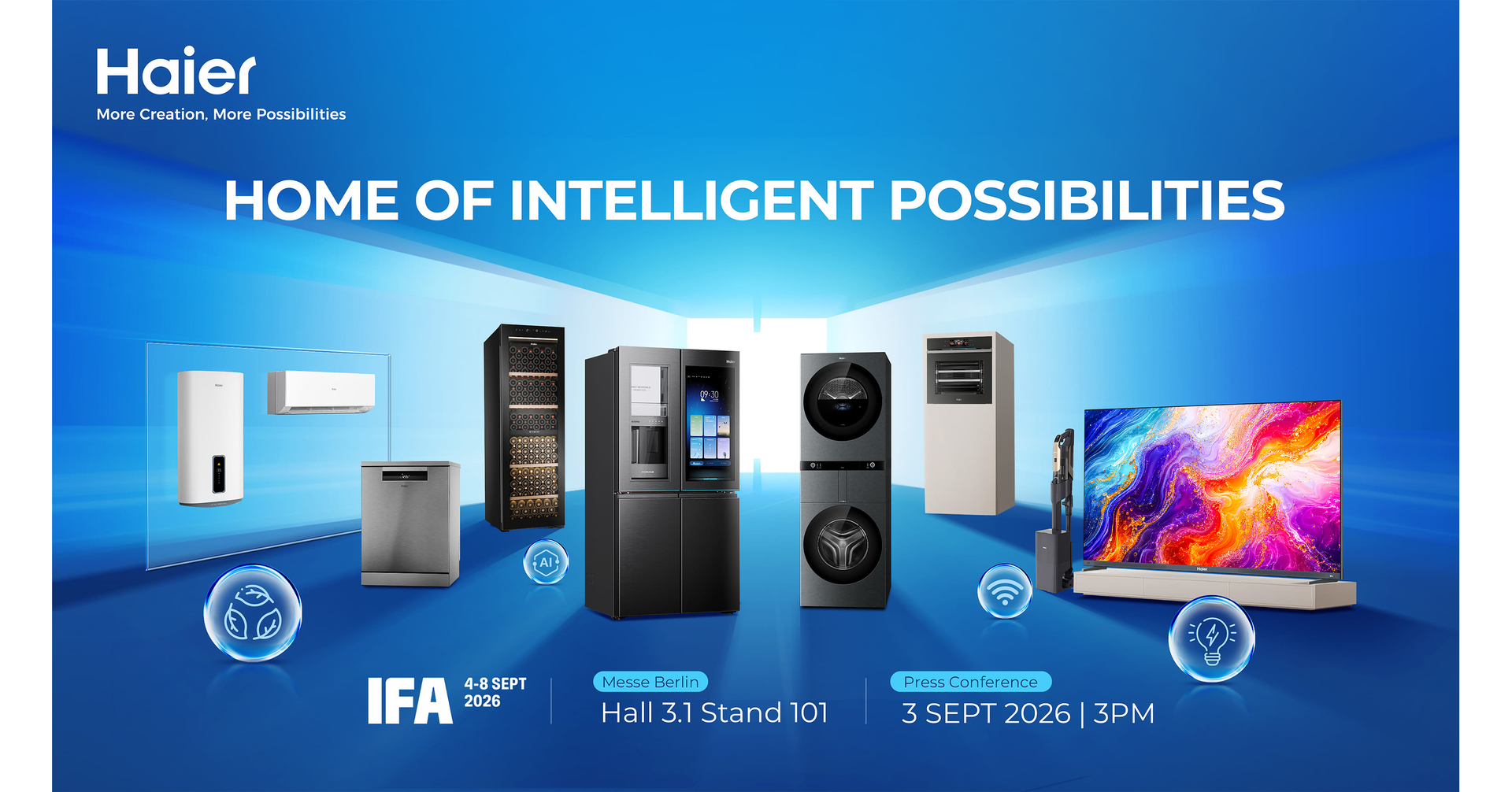 Haier to Showcase AI-Powered Living at IFA 2026, Highlighting Global Brand Leadership and Local Innovation