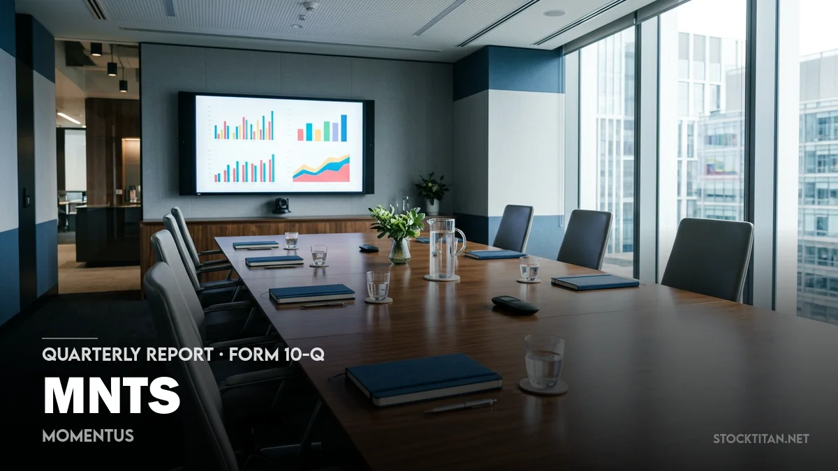 Momentus (NASDAQ: MNTS) grows Q1 2026 revenue and removes prior going-concern doubt