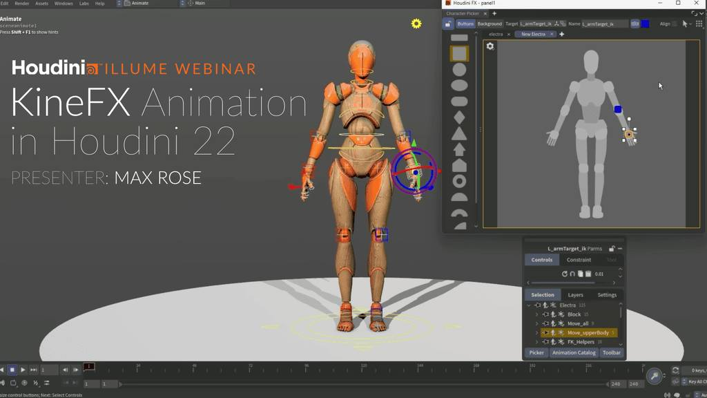 SideFX Teaches KineFX in Houdini 22