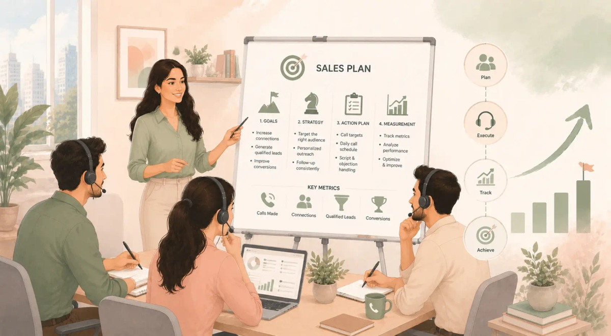 How to Create a Sales Plan for Your Telecalling Team