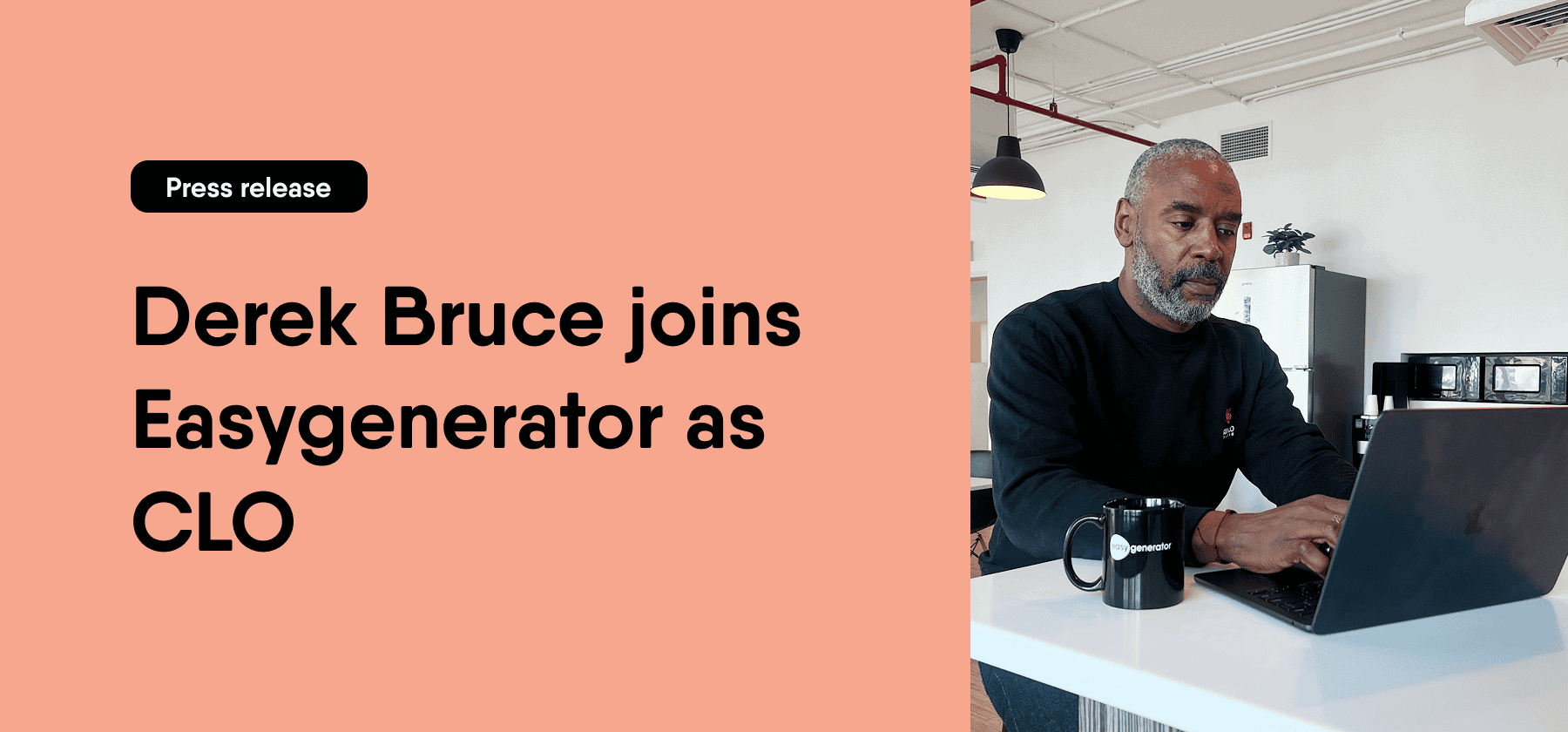 Derek Bruce joins Easygenerator as CLO to support scalable knowledge in the age of AI
