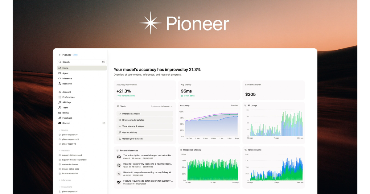 Fastino Launches Pioneer, the First Agent for Fine-Tuning and Inference of LLMs