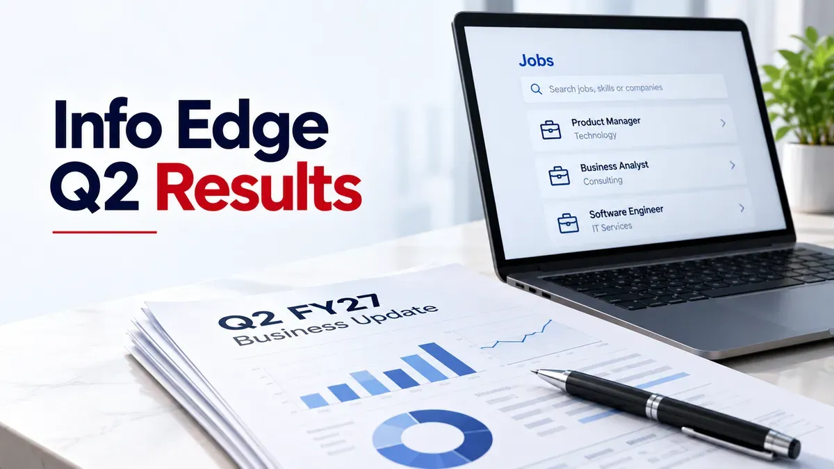 Info Edge Share Price Falls After Q2FY27 Update; Billings Rise 12.8% As Naukri, 99acres Drive Growth