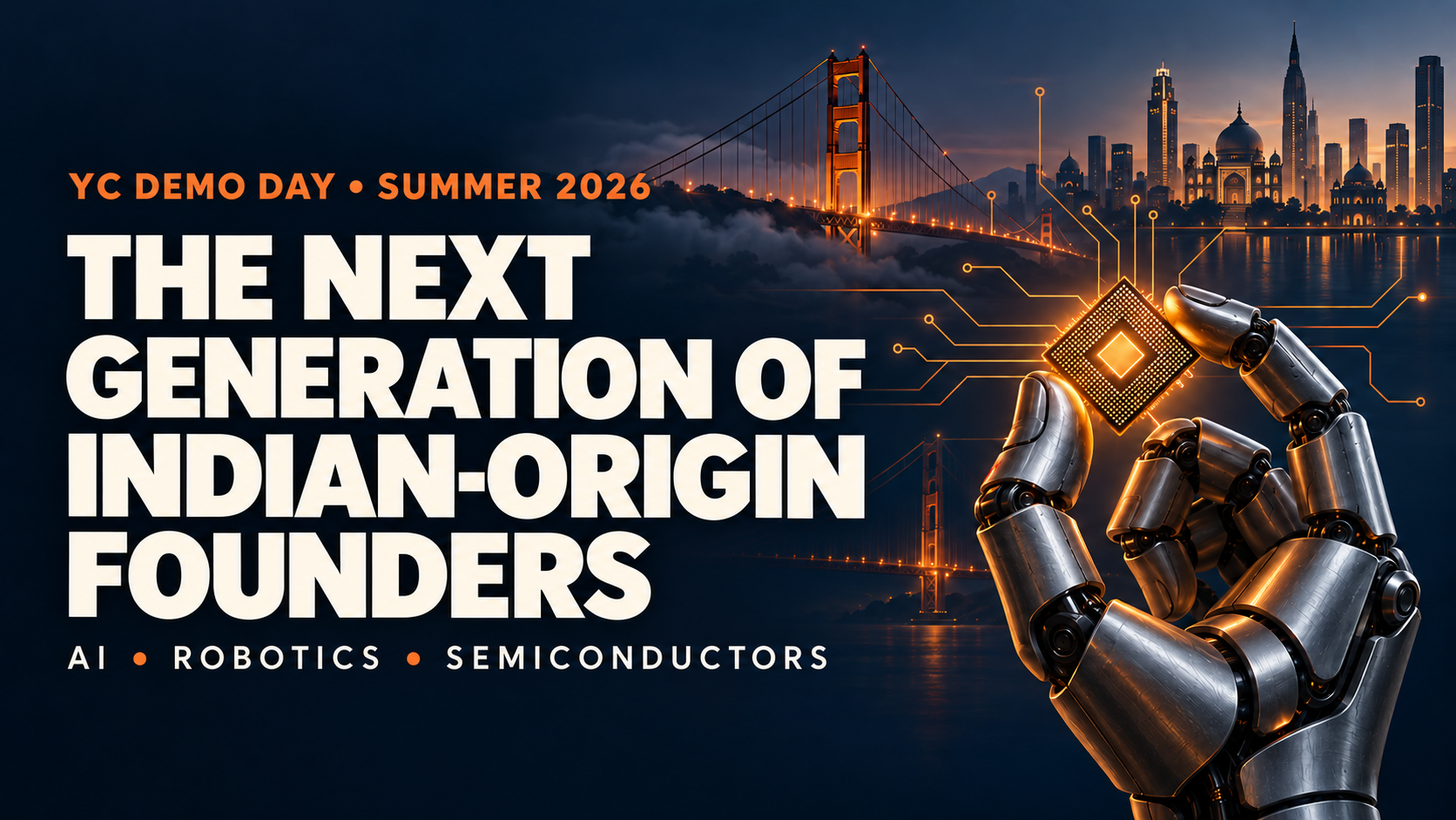 What Y Combinator's September 2026 demo day (S26 Batch) Reveals About the Next Generation of India-origin Founders