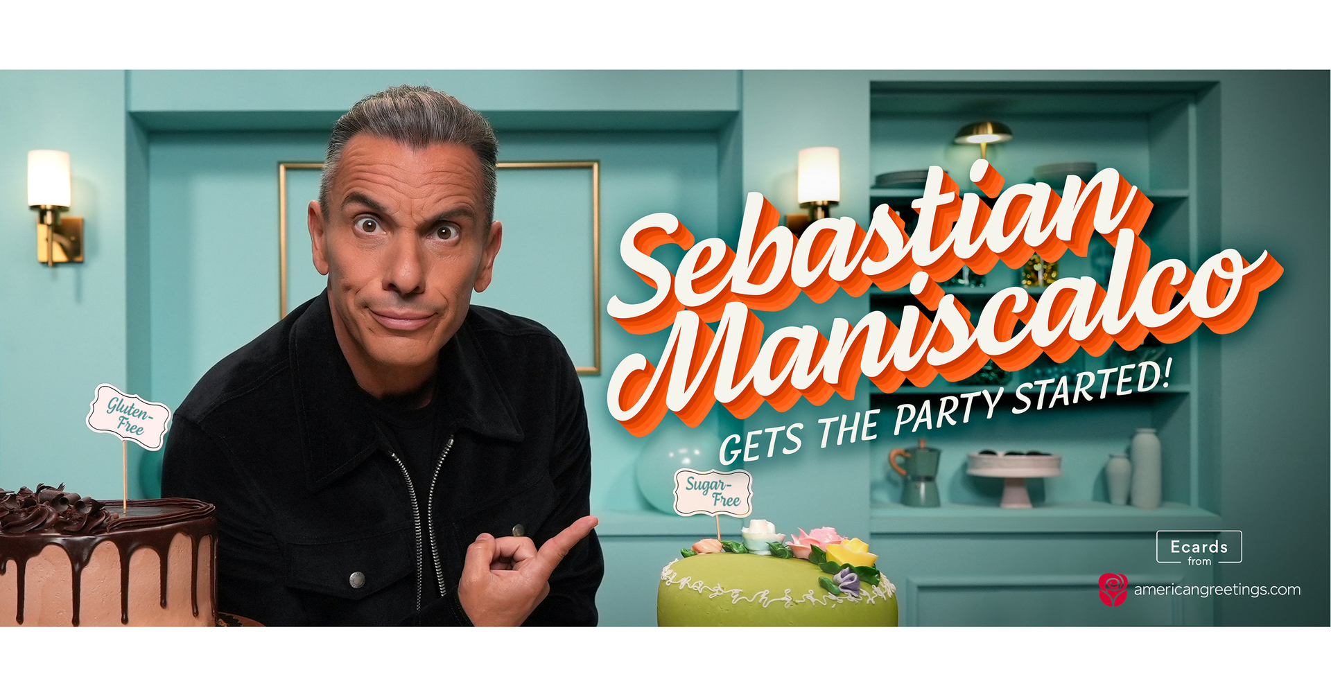 SEBASTIAN MANISCALCO STARS IN NEW CELEBRITY ECARD SMASHUP™ FROM AMERICAN GREETINGS