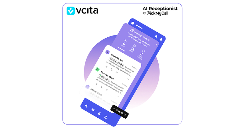vcita, in partnership with PickMyCall, launches an AI voice receptionist that helps SMBs capture every opportunity
