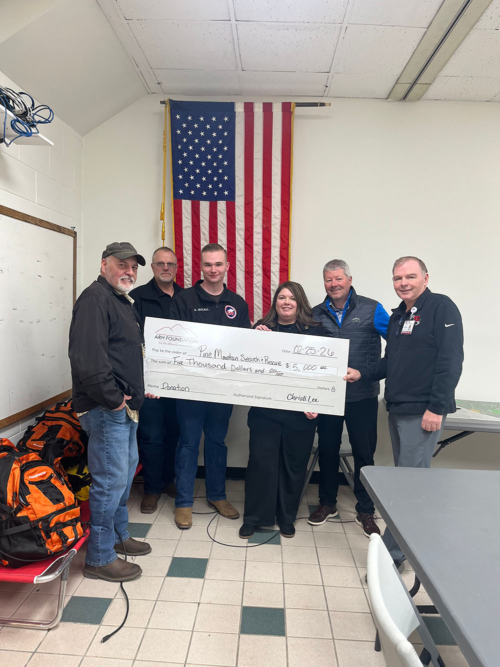 ARH Foundation for Healthier Communities Awards Pine Mountain Search and Rescue