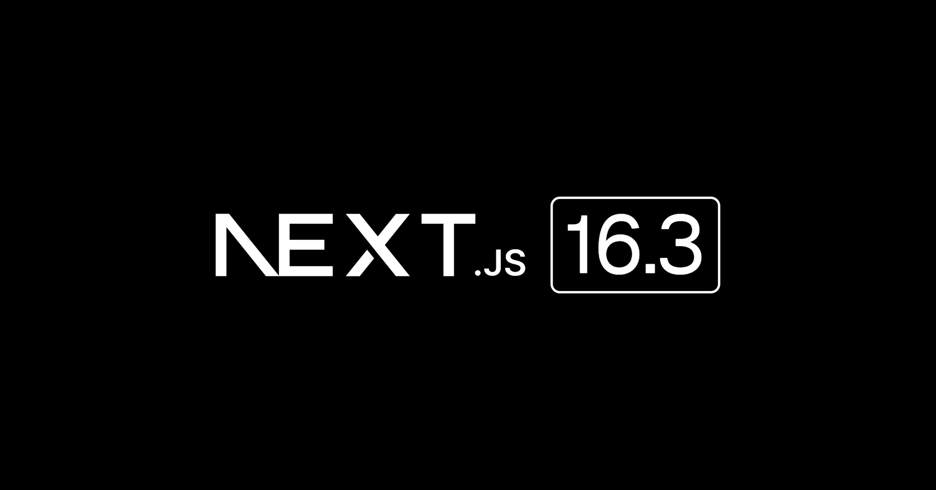 Next.js 16.3