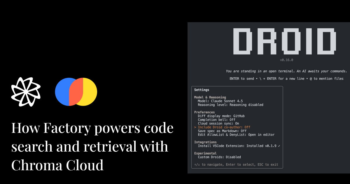 How Factory powers code search with Chroma Cloud