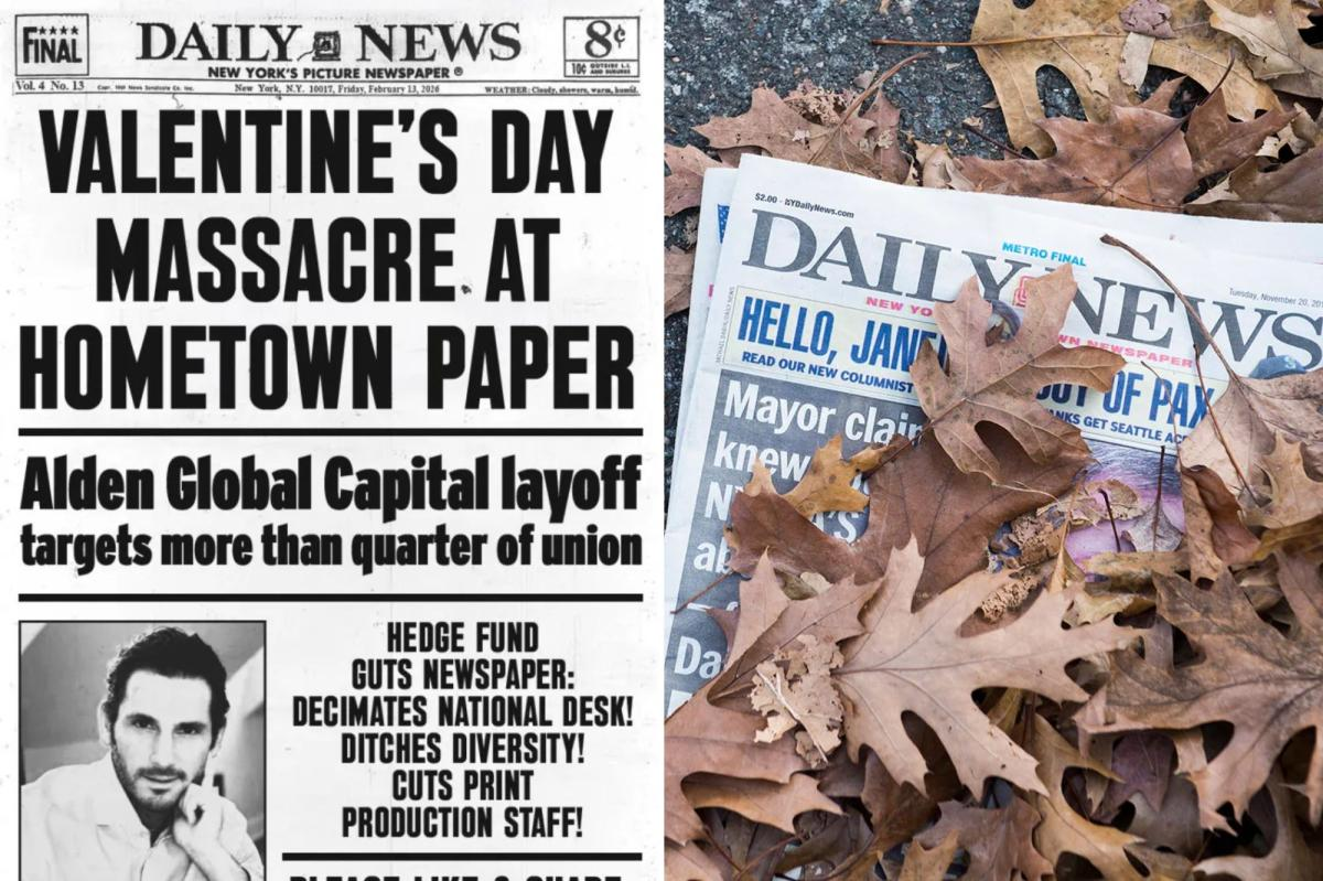 NY Daily News left with just four national writers after 'Valentine's Day massacre' brings more devastating layoffs