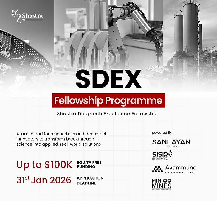 Shastra VC launches fellowship for deep-tech startups