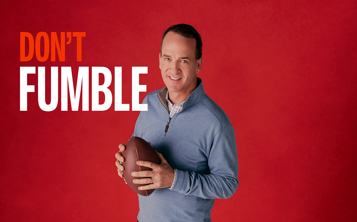 Peyton Manning Says 'Don't Fumble Your Fashion' in Latest Johnston & Murphy Campaign