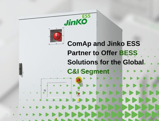 ComAp, Jinko ESS Announce Global Partnership to Deliver C&I BESS Solutions
