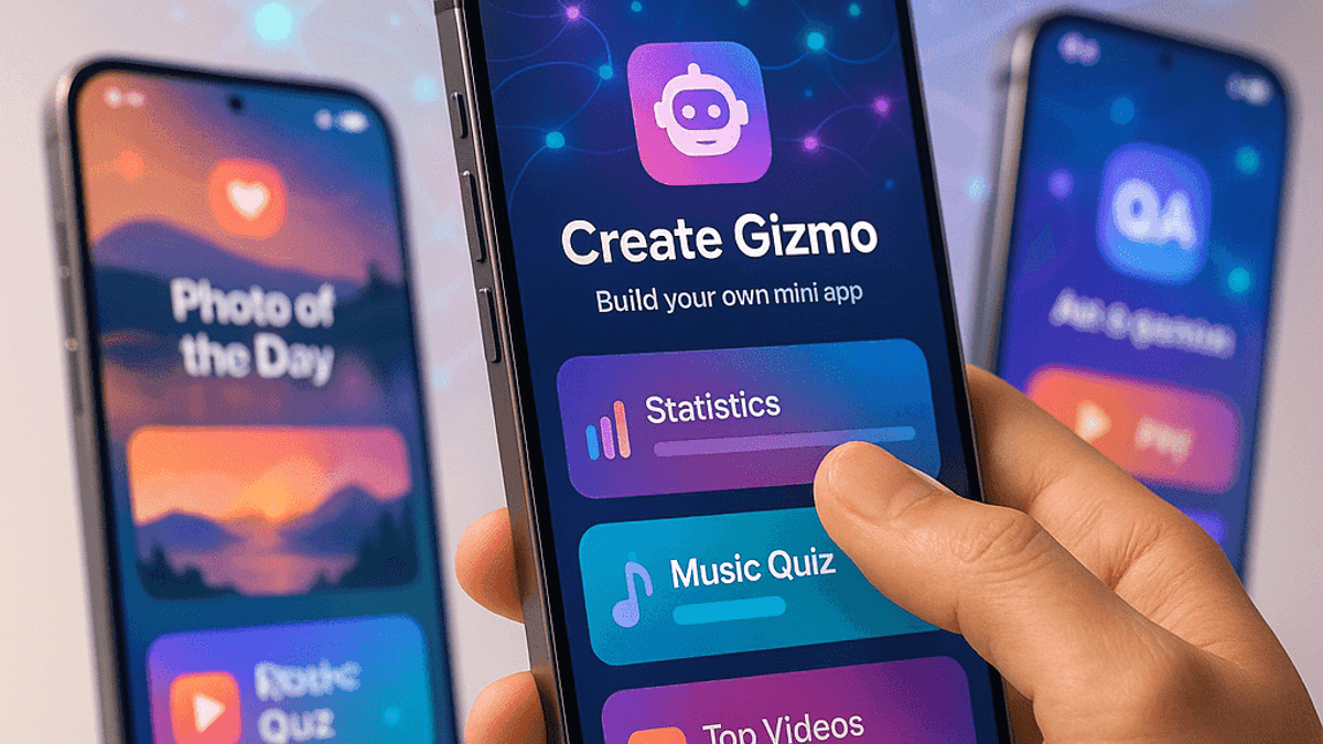 Gizmo hits 600K installs with AI-powered mini-app feed