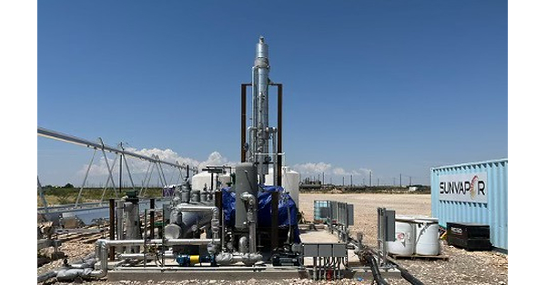 Sunvapor's Pilot Desalination Facility Purifies Oilfield Water in the Permian Basin