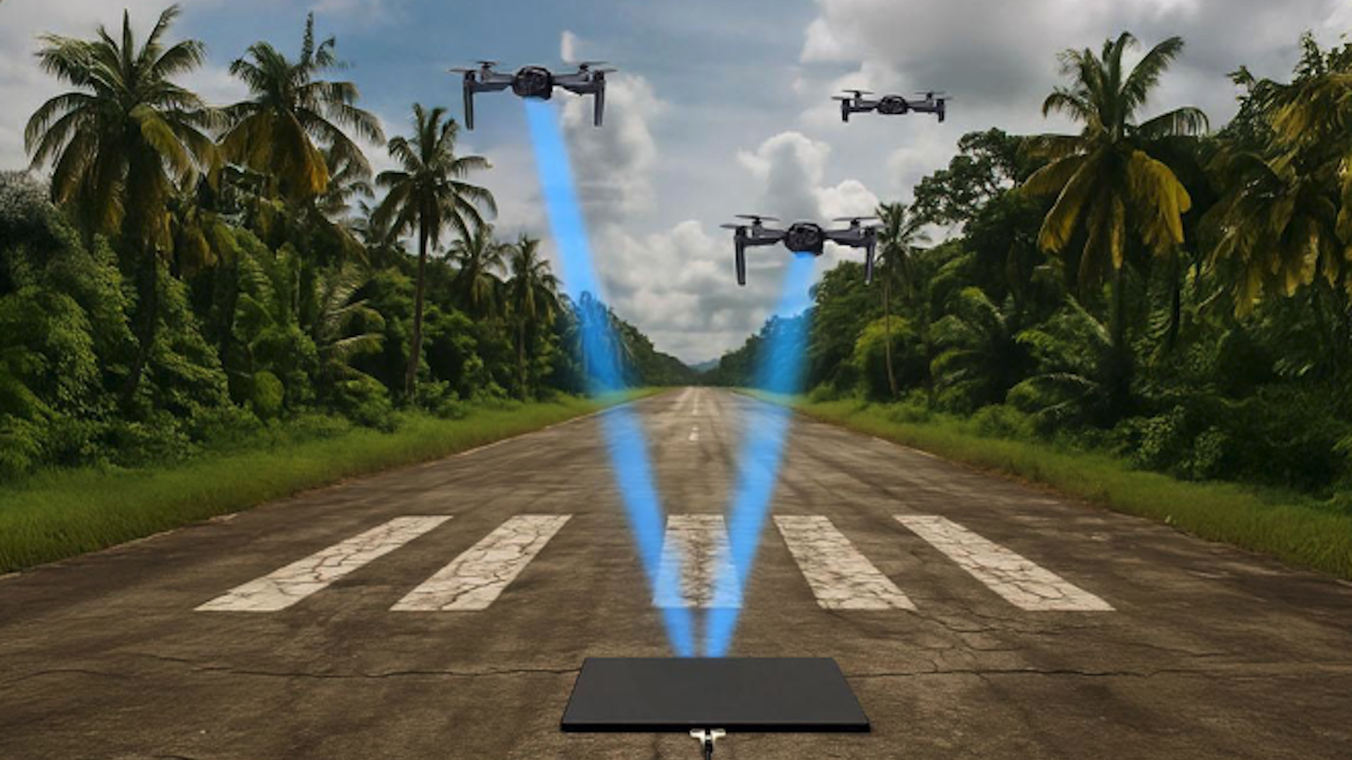 Next-gen wireless drone swarm stays airborne 24/7, never needs a battery swap