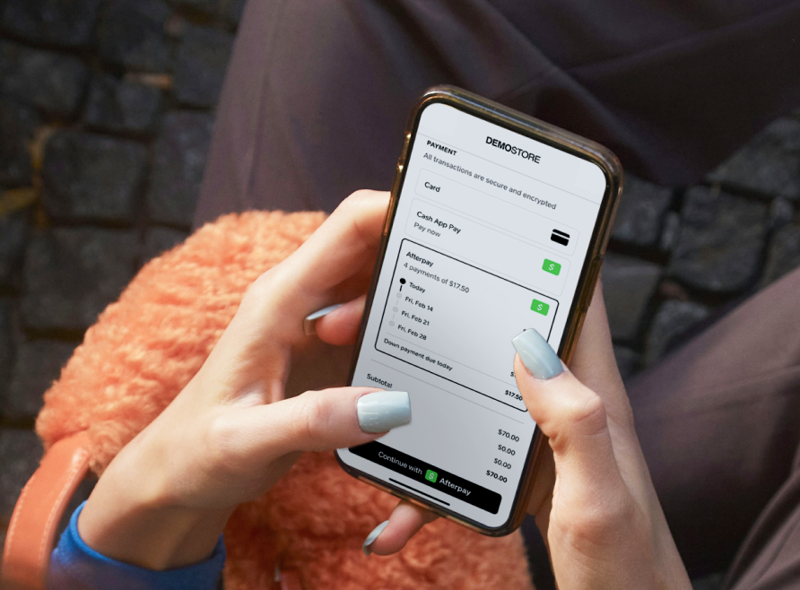 Cash App Begins Roll Out of Afterpay's Pay Over Time Offering at Hundreds of Thousands of Merchants