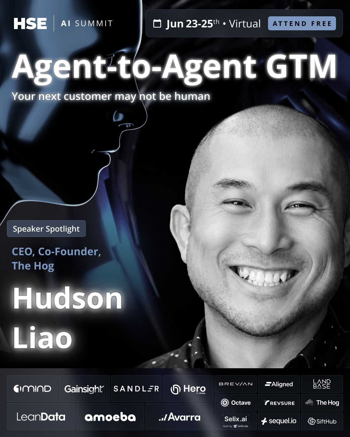 Don't miss this panel with our founder, Hudson Liao