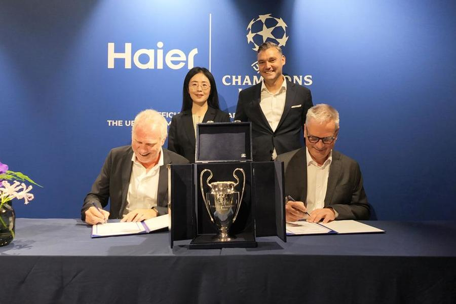 Haier Signs Four-Year UEFA Champions League Partnership to Strengthen Global Brand