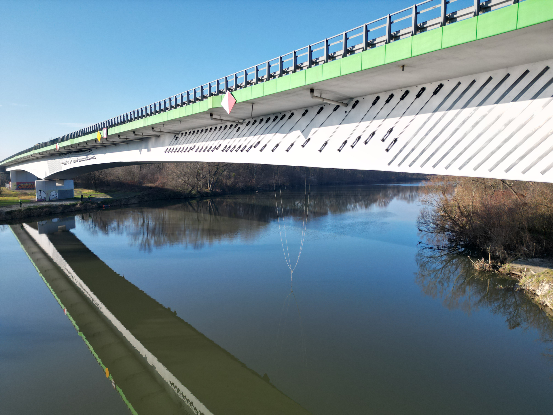 Freyssinet Polska reinforces and optimizes a key infrastructure project over the Odra river