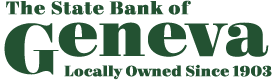 The State Bank of Geneva logo