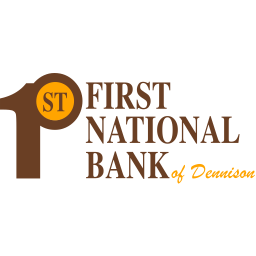The First National Bank of Dennison logo